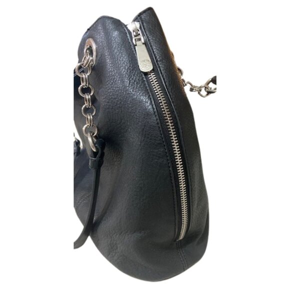 Vince Camuto - Dara, Hobo Style Bag, Genuine Black Leather Handbag, Light Weight - Picture 7 of 16